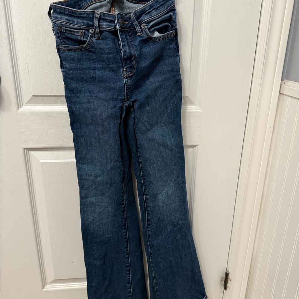 American Eagle Outfitters Dark Blue Flare Jeans